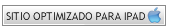 SITIO OPTIMIZADO PARA IPAD