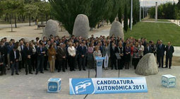 Aguirre presenta una lista 