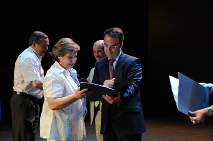 Daniel Ortiz asiste al Homenaje a los maestros jubilados