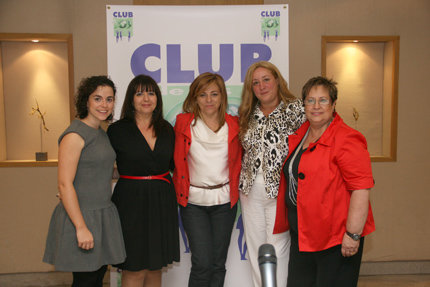 Elena Valenciano, socia de honor del 'Club de las Cien' de Getafe
