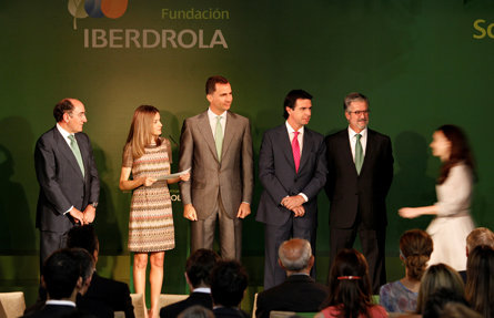 Los Príncipes de Asturias entregaron las becas de la Fundación Iberdrola