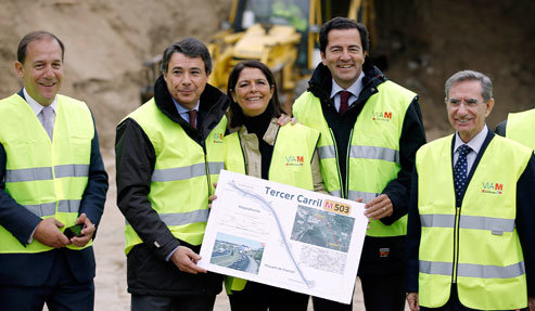 González anuncia un tercer carril para la M-503 para mejorar los accesos a la M-40