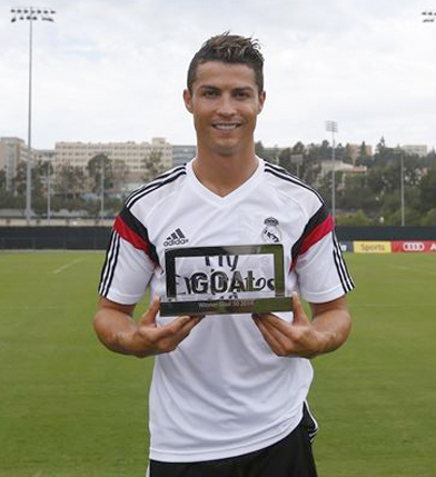 Cristiano Ronaldo acumula premios
