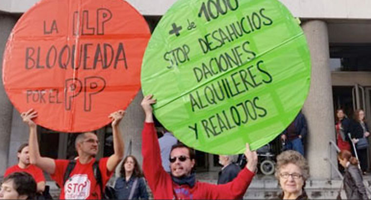 Juicio contra 12 activistas detenidos en un desahucio en Villaverde