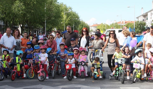 600 persona participan en la XXVII Fiesta de la Bicicleta