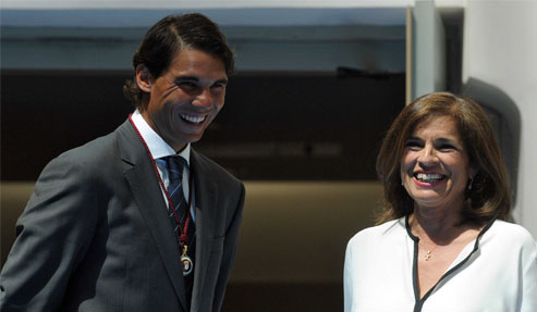 Rafa Nadal recibe el nombramiento de Hijo Adoptivo de Madrid,