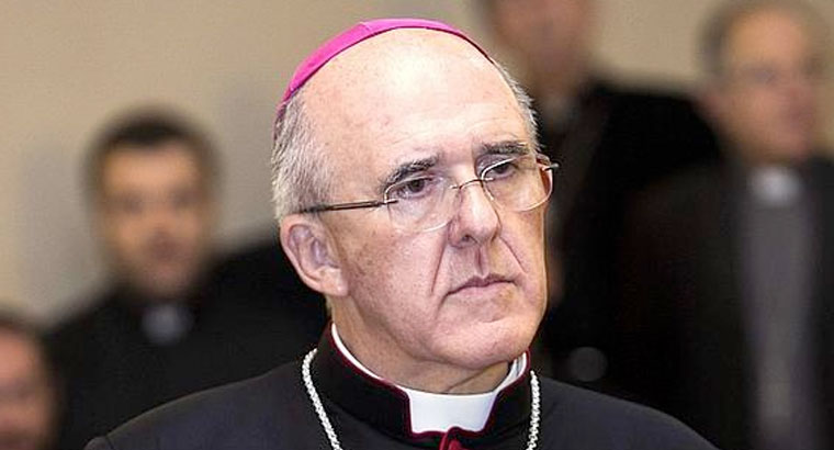 Osoro, arzobispo de Madrid, no saldrá a manifestarse bajo ninguna bandera 