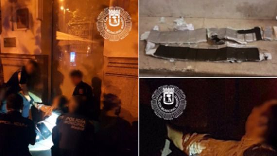 Detienen a un hombre con un cinturón con 180.000 euros en paquetes