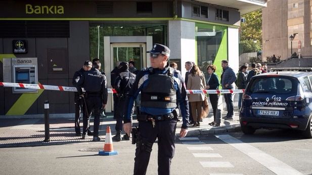 Prisión provisional y sin fianza para el atracador de la sucursal bancaria en Usera