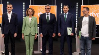 Los candidatos andaluces apuran la campaña con actos de cierre en Sevilla y Málaga