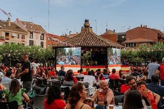 Éxito en la Plaza de España: Más de 23.000 personas disfrutaron del Mundial en Las Rozas