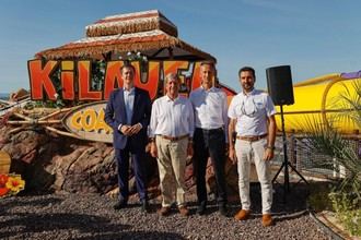 Inauguración de Kilauea, la nueva montaña rusa acuática en Aquopolis