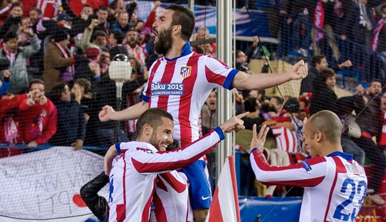El Atlético sufre para meterse en cuartos