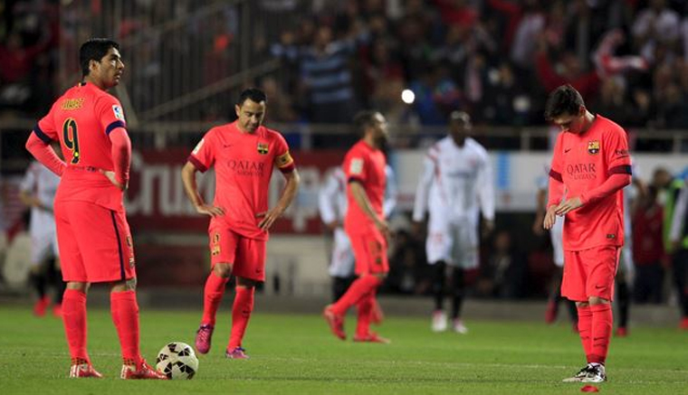 El Barça empata en Sevilla