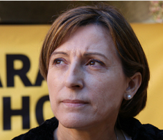 Carme Forcadell Juana de Arco a la catalana