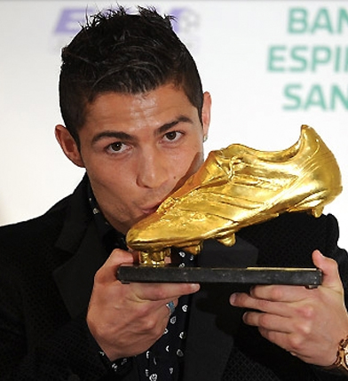 Cristiano Ronaldo recibe hoy la 'Bota de Oro'