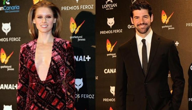 Manuela Vellés y Miguel Ángel Muñoz, su 'matrimoniada' en los Premios Feroz