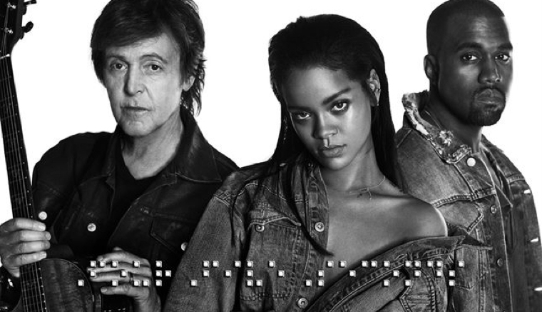 Rihanna, Paul McCartney y Kanye West estrenan canción conjunta: Four Five Seconds