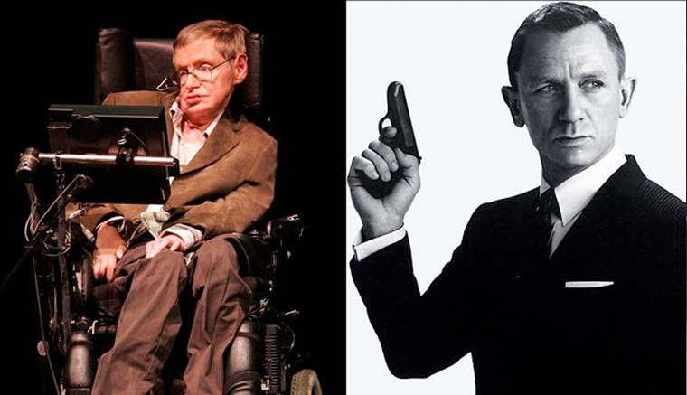 Stephen Hawking quiere ser un villano de James Bond