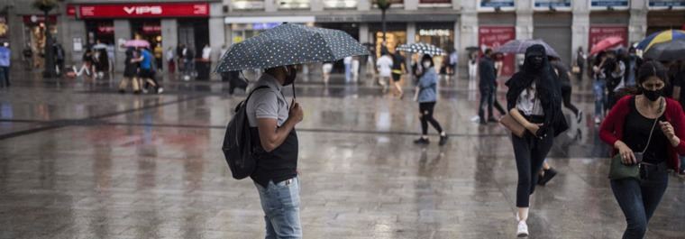 Madrid vivió ayer 'la tormenta del siglo', el día más lluvioso desde 1920