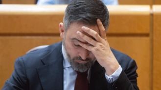 Fiscalía del TS investigará la denuncia del PSOE contra Vox y Abascal por hablar de 'colgar de los pies' a Sánchez