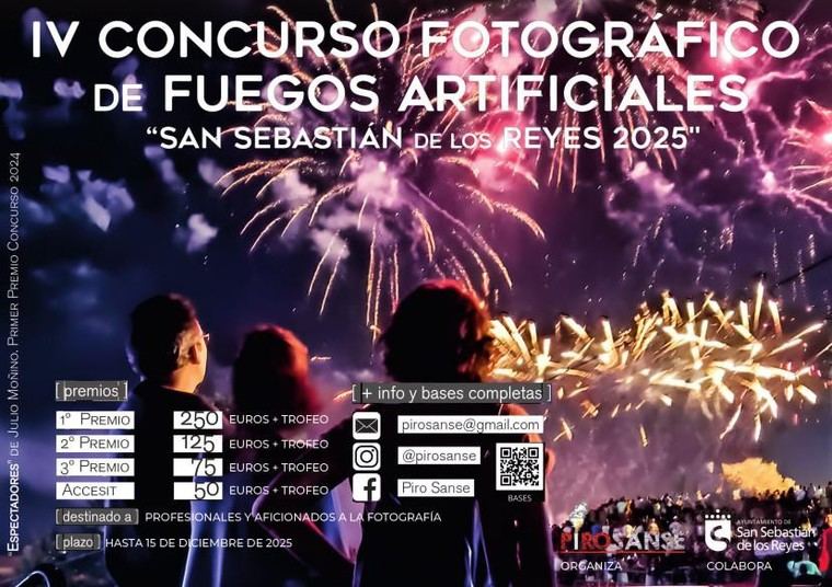 Inscripción abierta para el IV Concurso Fotográfico de Fuegos Artificiales 2025