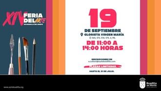 Inscripciones abiertas para la XIV Feria del Arte el 19 de septiembre