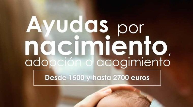 Abierto el plazo para solicitar ayudas a nacidos, adoptados o acogidos entre mayo y agosto de 2025