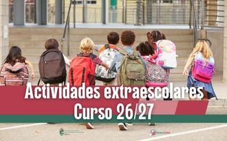 Inscripción abierta para actividades extraescolares 2026-2027