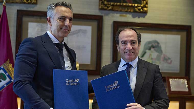 Ayuntamiento y Comunidad fiurman un acuerdo para la reforma de los depuradoras de La China, Butarque y Sur.