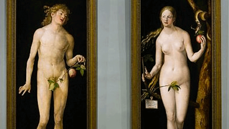 El Prado expulsa a una pareja por desnudarse ante `Adán´y `Eva´