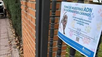 Refuerzo del control de ADN canino: 29 muestras mensuales y cerca de 400 sanciones