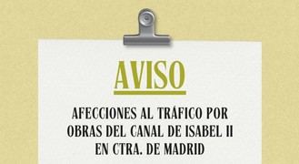 Obras en la Carretera de Madrid afectarán el tráfico desde el lunes
