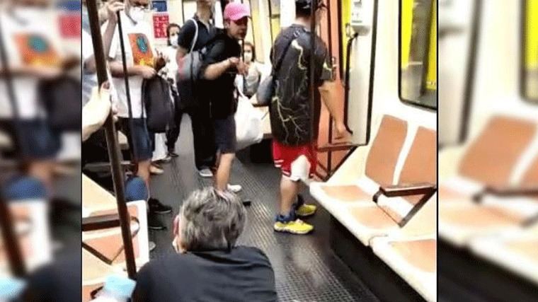 Juzgan a un hombre que agredió a un enfermero que le instó a ponerse la mascarilla en el Metro