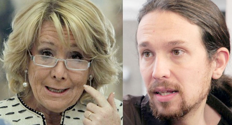 Aguirre: La querella de Podemos, un "ataque a la libertad de expresión"