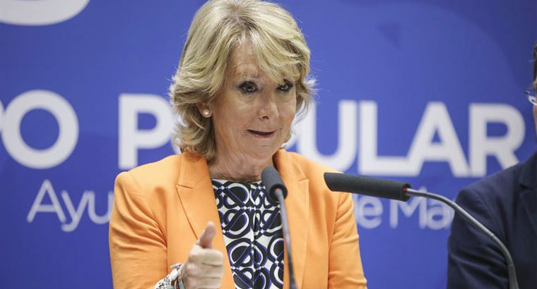 Aguirre pide el cese del alcalde del PP que insultó a la portavoz del PSOE 