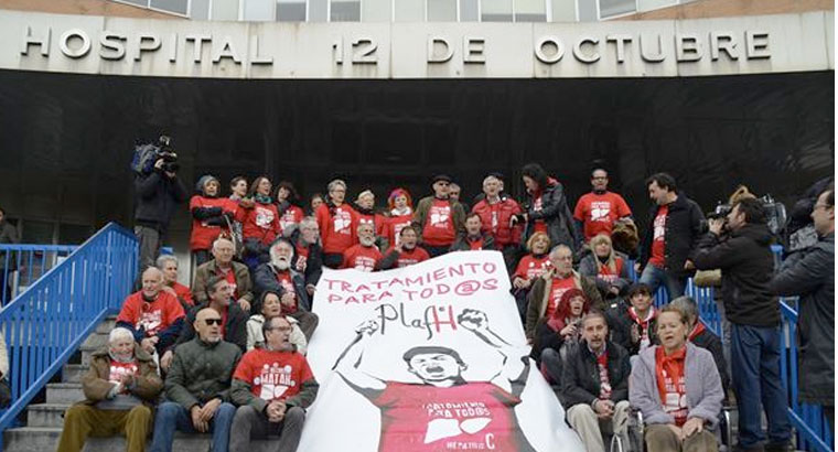 Afectados de hepatitis C mantienen sus reivindicaciones