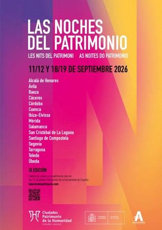 Noches del Patrimonio: Alcalá de Henares ofrece cultura y actividades el 11 y 12 de septiembre