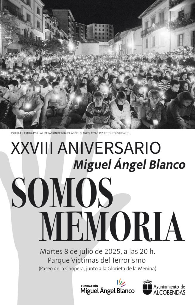 Homenaje a Miguel Ángel Blanco en el XXVIII aniversario en Alcobendas