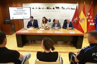 Renovado el convenio para mejorar el transporte interempresas en Alcobendas
