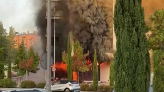 El incendio de Alcorcón se desató por una chispa que prendió material aislante