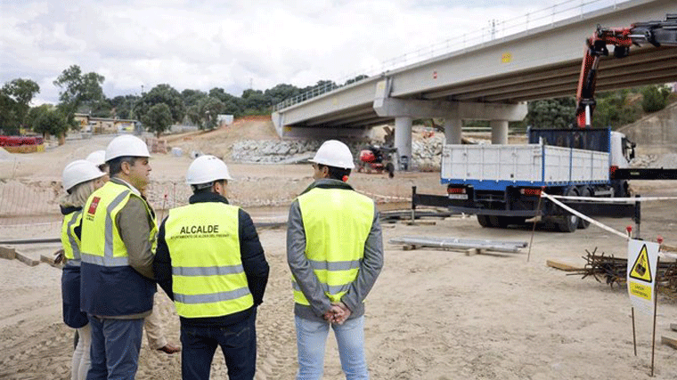 Los tres puentes de Aldea del Fresno afetados por la DANA podrían estar en julio