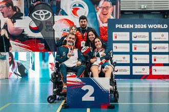 Alejandro Díaz logra la plata en el World Boccia Challenger de Pilsen junto a Laura Utrero