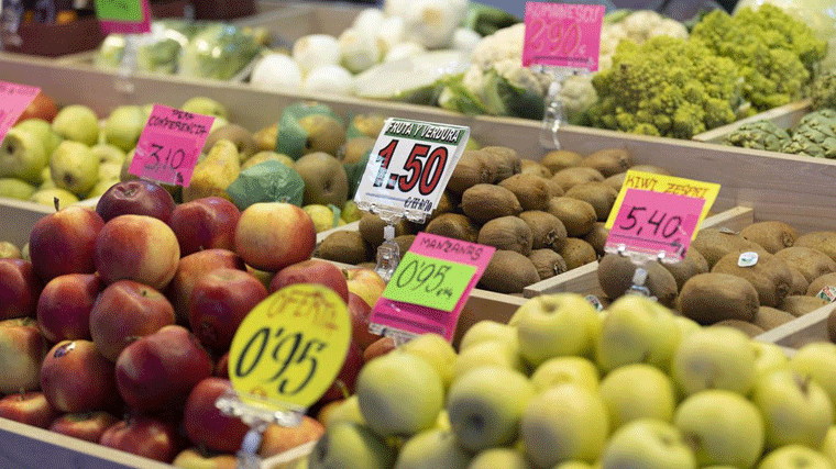 Los precios en la región suben un 2,6% por alimentos y bebidas que llegan al 16,6%