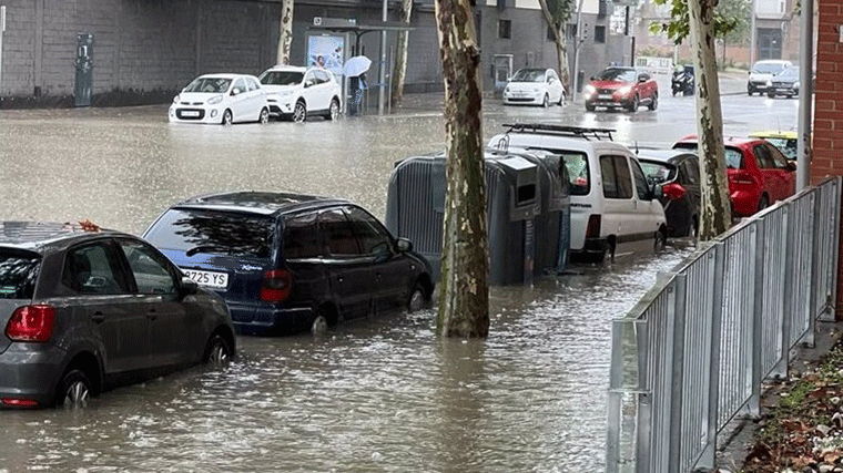 `Aline´dejó 108 litros de agua por metrto cuadrado en el centro de la capital, su récord en 160 años