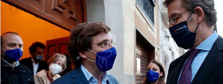 Feijóo sale al rescate de Almeida: Es una 'persona integra'