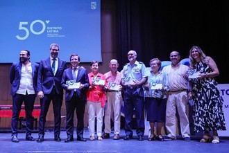 Almeida celebra el 50 aniversario del distrito de Latina en Madrid