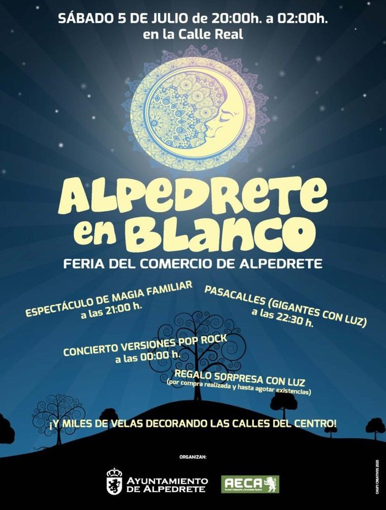 Noche en Blanco 2025: Celebración del comercio local y la música en Alpedrete