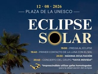 Celebración del eclipse solar con música en la Plaza de la UNESCO