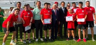 Arganda acoge la sexta Escuela de Fútbol Adaptado de la Fundación Atlético de Madrid